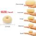 WACURRENTHYD Blonde Kid Hair Donut Bun Maker 2PCS - Small 2.5 Inch Beige Chignon Doughnut Shaper for Short and Thin Hair - Buy Online on GoSupps.com