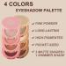 Erinde 4 Colors Mini Eyeshadow Palette | Matte Shimmer Quartet | High Pigmented & Long Lasting | Ultra-Blendable | Velvety Texture | Travel-Friendly | M02 - Buy Online on GoSupps.com