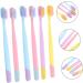 Magiclulu Soft Toothbrush Set - 10 Portable Manual Toothbrushes for Travel & Home - Compact Gentle Bristles for Adults - Buy Online on GoSupps.com
