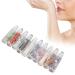 10pcs Leak Proof Essential Oil Roller Bottles - Colorful Stone Decor Perfect for Perfumes & Aromatherapy - Buy Online on GoSupps.com