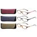 Eyekepper 3 Pack Women's Reading Glasses with Beautiful Pattern and Soft Case for Women +2.25