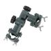 CALIDAKA Strong Umbrella Bracket 360 Degree Rotation Umbrella Bracket AntiPressure Universal Umbrella Stand PressureResistant Rotating Mount Multifunction for Fishing black