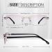 Gaoye 5 Pack Reading Glasses for Men - Blue Light Blocking & UV Protection Rimless Design Diamond Cut Edges (1.50 Magnification) - International Shipping Available - Buy Online on GoSupps.com