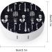 Skull Dark Skeleton Anatomy Contact Lens Case - Portable Travel Lens Box with Mirror for Easy Storage - Buy Online on GoSupps.com