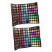 FRCOLOR 2pcs 120 Glitter Palette Glitter Eye Shadow Eye Shadow Palettes Powder Eye Shadow Earth Tones 1 count (Pack of 1) As Shownx2pcs