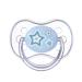 Baby Comfort Silicone Pacifier with Cherry Shaped Nipple 6-18 Months (Blue)