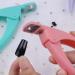 CHJHJKG Nail Clippers (Beauty) U-Shaped False Nail Scissors Professional Stainless Steel Head Nail Clipper Acrylic Gel False Nail Tips Clipper(Purple) - Buy Online on GoSupps.com