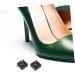 SHERCHPRY 2 Pairs Square High Heels Nail Heel Tips - Shoe Repair Caps - Black 1.80x1.70x1.70CM | International Shipping - Buy Online on GoSupps.com