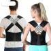 Adjustable Back Posture Belt Office Home Gym Unisex Improve Spine Clavicle Brace Posture Vest Back Posture Corrector Belt 1pc S - Buy Online on GoSupps.com