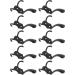 Miskall Black Coat Hooks Stylish Utility Set for Efficient Storage Home Office Zinc Alloy - Buy Online on GoSupps.com