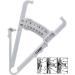 C.P.SPORTS Body Fat Measuring Device - Accurate FAT Caliper Tester with BMI & German Instructions - International Shipping Available - Buy Online on GoSupps.com