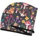 Hair Towel Wrap - Quick Drying Towel Turban with Button | Stylish Mushrooms Snails & Butterflies Design - Perfect for All Hair Types - Buy Online on GoSupps.com