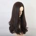 RTGFS Long Brown Wavy Synthetic Wig for Women - Mixed Highlight Deep Parting Natural Hairline Cosplay - Buy Online on GoSupps.com