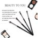PLABBDPL Set of 4 Black Eye Brush Set Eyeshadow Brush Set Makeup Eyeshadow Eye Brush Makeup Brush Eyeshadow Brush Set for Blending Eyeshadow Powder Highlighter Concealer - Buy Online on GoSupps.com