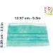 DermSource Kids 3-Layer Disposable Face Masks - 25 Pack, Made in USA - Breathable Green Face Coverings for Boys and Girls - Buy Online on GoSupps.com