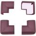 INCREWAY 16pcs Brown Safety Corner Cushion - Baby Proofing Corner Protector with Adhesive - Buy Online on GoSupps.com