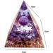 Moonstone Crystal Orgone Pyramid - Energy Tower Chakra Reiki Healing 6cm Violet - Buy Online on GoSupps.com