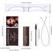 Eyebrow Stencils | Long-Lasting Eye Brow Stamp Shaping Kit - 12 Eyebrow Templates Gift for Beginner Skilled Person Makeup Lovers Natural brown - Buy Online on GoSupps.com