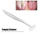 Firm Silicone Tongue Scraper - Portable Oral Care Brush for Home & Travel - Buy Online on GoSupps.com