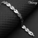 Vicmag Magnetic Bracelet for Women | Ultra Strength Titanium Steel | Magnetic Gift Box & Removal Tool | Silver Leaf Design - Buy Online on GoSupps.com