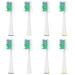 Replacement Brush Heads for 2023 Waterpik Sensonic Toothbrush with Covers Compact White 8 Count White 1 Count (Pack of 8)