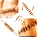 Mr. Woodware Wood massage devices-2-in-1-lymph massager made of wood straight roll rod and rope massage set set-massage set for lymphatic drainage body shape muscle form Maderoterapia Roller & Massager