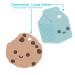 Nuby All Silicone Chocolate Chip Cookie & Milk Carton Teether 2 Pack for Babies 3+ Months - 2PK - Buy Online on GoSupps.com
