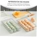 jojofuny 2pcs Out Holder Fridge Bin Eggs Hanging Container Refrigerator Drawer Egg Storage Tray re-usable Whitex2pcs 30.5X20X8.5cmx2pcs - Buy Online on GoSupps.com