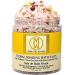 OMM Collection Natural Floral Soaking Bath Salt - Detox Body & Foot Soak - Bath Salt with Rose & Jasmine Petals - Pink Himalayan & Dead Sea Salt Flakes - Relaxing Bath Soak for Sore Muscles  Aches White Tea Jasmin Blanc