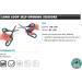 PETA Easi-Grip Children's Left Handed Long Loop Scissors - Stainless Steel and Long Loop Handle - Self Opening - Ergonomic Grip to Increase Stability - Ideal for Anyone with Poor Hand Control Weak Grip and Joint Problems - 45mm Rounded Blade - Buy Online on GoSupps.com