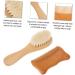 Healvian 2pcs Wooden Hair Comb & Brush Set for Toddlers and Infants - Solid Wood Grooming Kit for Newborns - Buy Online on GoSupps.com