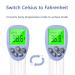 CRFISH Non-Contact Forehead Thermometer for Adults and Babies - Auto Fever Alarm, Silent Mode, Digital LCD Display - White - Buy Online on GoSupps.com