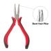 Hair Extension Tool Kit with Bead Device, Silicone Lined Links, Curved Hair Plier - Beige - Buy Online on GoSupps.com