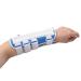 Adjustable Wrist Support Brace for Carpal Tunnel - Forearm Immobilizer Splint for Sports Injuries Tendonitis Fractures - Unisex Large Blue - Buy Online on GoSupps.com