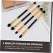 PLAFOPE 45 Pcs Eye Shadow Brush Eye Shadow Applicator Double Ended Eyeshadow Brush Blending Sponge Fiber - Buy Online on GoSupps.com