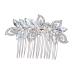 Housoutil Hair Comb for Women Rhinestone Bridal Comb Wedding Hair Accessory Hair Combs for Gold Hair Pin Gold Hair Comb Rhinestone Hair Comb Gold Headpiece Accessories Bride Rose