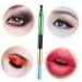 Buy NOLITOY 2pcs Detachable Cosmetics Brush Set Eyebrow Concealer Eyeliner & Lip Brushes for Travel | International Shipping Available - Buy Online on GoSupps.com