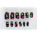 NET TOYS Neon Dots Self-Adhesive Artificial Fingernails - Colorful 80s Party Nails for Disco & Events - International Shipping Available - Buy Online on GoSupps.com
