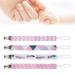 Baby Pacifier Clip Set of 4 - Durable Cotton Strap Nipple Holders for Toddlers - International Shipping Available - Buy Online on GoSupps.com