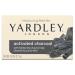 Yardley Activated Charcoal Bath Bar 4oz 3 Pack - Purifying Cleansing Soap Set - Buy Online on GoSupps.com