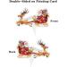 GULELAYAR 90PCS Christmas Cupcake Toppers Santa Claus Tree Snowman Cake Topper DIY Cake Insert Topper Christmas Toothpick Flags Cake Decorations for Christmas Party Holiday Supplies - Buy Online on GoSupps.com