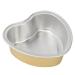 Wax Aluminum Melting Bowls - Golden Heart Shape High Temperature Resistance for Hair Removal | International Shipping - Buy Online on GoSupps.com