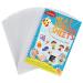 Auihiay 20 Pieces Sanded Shrink Plastic Sheets  Shrink Films Papers Kids Creative Craft  7.9 X 5.7 inch / 20 X 14.5 cm