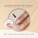 Clear Nail Polish 2 in 1 Nail Varnish Quick Dry Top Coat & Base Coat Nail Polish Glossy Shine & Long Lasting Nail Varnish Odorless Non-Toxic Water Based Nail Polish - 8ml - Buy Online on GoSupps.com