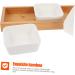 Ciieeo 1 pc Display Durable Home Food Plate Simple Desk Multi-Cell Nordic Snack Household Ceramic Desktop 29X10.5X3cm As Shown - Buy Online on GoSupps.com