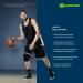 BAUERFEIND Knee Support with Silicone Ring - Adjustable All Black Knee Brace for Right or Left Leg - XXL Size - Ideal for Sports & Pain Relief - Buy Online on GoSupps.com