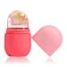 Ice Roller for Face and Eye,Facial Ice Roller Mold Beauty Tools,Deepen Contours Repairs Skin Facial Beauty Face Icing Tool Shrink Pore Facial Ice Sphere for Brighten Skin One Size Pink for Face