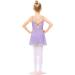 LIONJIE Little Girls Camisole Ballet Dance Dress | Skirted Leotard for Kids 3-12Y | Hollow Back Dancewear - Purple - Buy Online on GoSupps.com