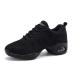 Split brine athletic shoes trainer light jazz heel shoes training dance sneaker running shoes light air pillow shoes 40 EU black air cushion