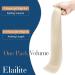 Elailite Tape Extensions - 20Pcs Invisible Real Human Hair Extensions - 30cm 20g #70 Bleached White - Buy Online on GoSupps.com